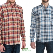 Barbour 巴伯尔 男士纯亚麻长袖衬衫 $29.99 到手￥ 235