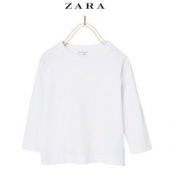 ZARA 童装基本款口袋T恤05461400250  19元包邮