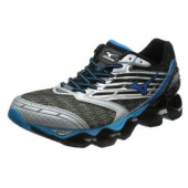 Mizuno 美津浓 男 WAVE PROPHECY 5 跑步鞋 J1GC160023-270 深灰/银/蓝 42