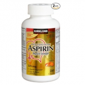 柯可蓝（Kirkland） Enteric Aspirin Regular阿司匹林  325mg肠溶片 500粒 2瓶装共1000粒