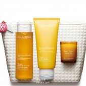 CLARINS 娇韵诗 家庭SPA套装（沐浴露200ml+身体乳200ml+香薰蜡烛50g） 秒杀新低￥212包邮