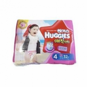HUGGIES 好奇 铂金装拉拉裤 女 L32    39元（93-54）