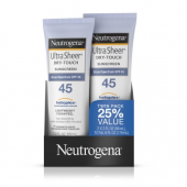 露得清（Neutrogena） 清透防晒乳 SPF45 88ml *2件 防水防汗