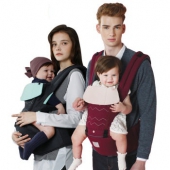 费雪牌（Fisher-Price）  婴儿腰凳椅背带 水绿色 四维全透气设计
