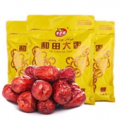 新疆特产 枣农园 蜜饯 和田大枣 450g*3袋