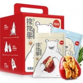 广东福利：百草味 抱抱果礼盒 和田红枣夹核桃仁 1040g/盒