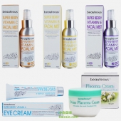 Beauteous 5件套 羊胎素面霜100g +超级浆果VA眼霜20g+ VE爽肤水100g+VC爽肤水100g+VB爽肤水100g ￥109.9包邮包税