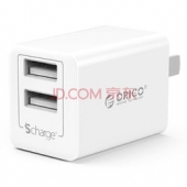 ORICO 奥睿科 WHA-2U 2口USB充电器19.9元