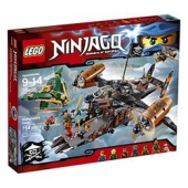 LEGO 乐高 Ninjago 幻影忍者系列 飞天海盗要塞: 厄运堡垒号 70605 转运到手约430元