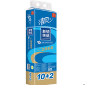 APP清风 卷纸 新韧纯品3层172克*12卷 折12.5元（49.9,2件5折+用券）