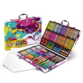 绘儿乐（Crayola） Inspiration 高级小艺术家精美礼盒绘画套装 粉色