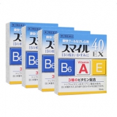 Lion狮王 smile40EX眼药水 15ml*4只