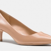 COACH 蔻驰 女士真皮高跟单鞋 3.5折$64.99 到手￥545