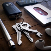 MSTR KEY 20-in-1 20合一钥匙链工具 材质坚固