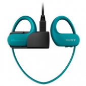 索尼（SONY）可穿戴式运动防水耳机mp3播放器 WS413 (蓝色) 4G