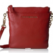 Tommy Hilfiger 汤米·希尔费格 女士真皮斜挎包 $39.11 到手￥340