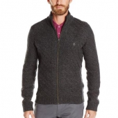 Original Penguin  Chunky 男士拉链羊毛开衫
