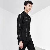 时尚修身# GXG 男士休闲长袖衬衫