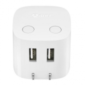 公牛（BULL） U212T 自动防过充插头 USB2.4A双输出 充满自动断电