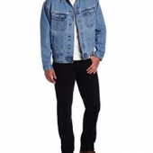prime会员满200免邮！金盒特价，Wrangler 男士牛仔夹克 到手约216元