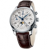 浪琴（LONGINES） MASTER COLLECTION 名匠系列 L2.673.4.78.3 男款机械腕表 月相 背透设计