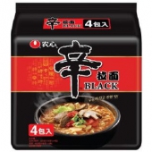 农心 BLACK辛拉面130g*4包 约￥22.25（￥44.5 凑单5件5折）
