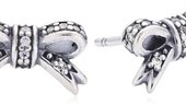 Pandora 潘多拉 290555CZ 闪亮的蝴蝶结款银耳钉