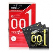 Okamoto 冈本 001 超薄安全套 0.01mm 3个装*6件
