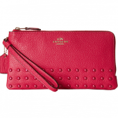 蔻驰（COACH）  Lacquer Rivets Double Zip 女士手拿包