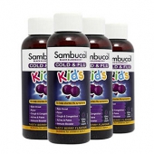 Sambucol 黑接骨木儿童果味糖浆 120ml*4瓶