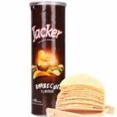 【京东超市】马来西亚进口 杰克（Jacker）薯片 烧烤味 100g/罐*13