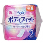 日本 尤妮佳（Unicharm）苏菲贴身干爽透气日用卫生巾21cm*30片*2包×7