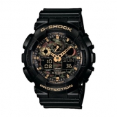 卡西欧（CASIO） GA-100CF-1A9 丛林迷彩 户外运动男表 防磁防震 200米防水