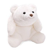 GUND 白色大号北极熊史娜毛绒玩具 10英寸(25cm)