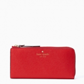 Kate Spade mikas pond nisha长款拉链钱包
