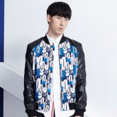 gxg.jeans  时尚拼接休闲夹克