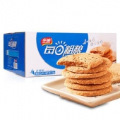 华美 每日粗粮饼干零食 芝麻味 2500g整箱装