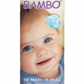 BAMBO 班博 有机纸尿裤 4号 L码 50片 50元