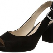 国内类似款900+！Clarks 其乐 女士真皮鱼嘴鞋 到手约308.6元