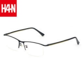 HAN 汉 HN42040 纯钛光学眼镜架+1.60防蓝光镜片