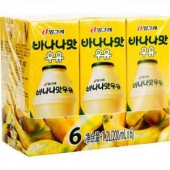 Binggrae 宾格瑞 香蕉味牛奶饮料 200ml*6盒