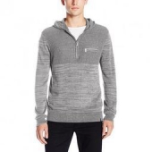 Calvin Klein卡文克莱 Quarter Zip 男士纯棉混纺针织衫