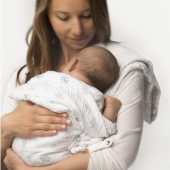SwaddleDesigns Muslin细棉 婴儿包巾/抱毯 4条装