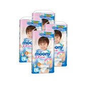 moony 尤妮佳 男婴用拉拉裤 L44片*4