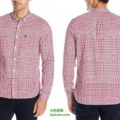 限L码，Fred Perry 男士纯棉休闲衬衫 Prime会员免费直邮到手￥335