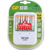 超霸（GP） GPKB01GW130-2L4 充电电池套装（电池+充电器）