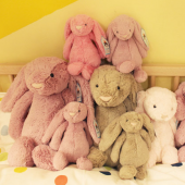 Jellycat  害羞系列经典款 邦尼兔公仔 小号 18cm
