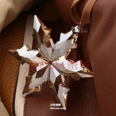 Swarovski 施华洛世奇 圣诞金色大雪花挂饰*2件 ￥399（买二免一）