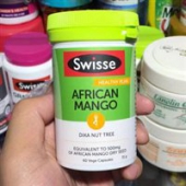 澳洲Swisse African mango芒果籽 60粒 瘦身排毒促进代谢补充膳食纤维