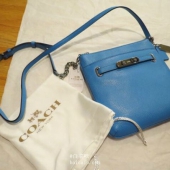 COACH 蔻驰 女士真皮单肩斜挎包 新低$64.99 到手￥520